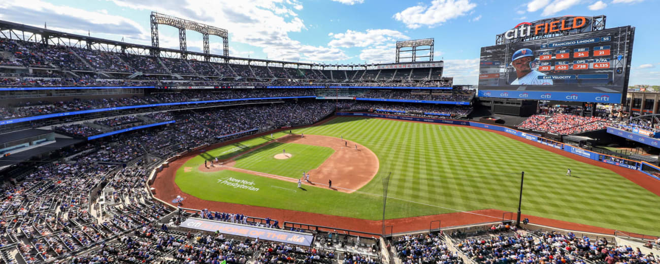 Le Citi Field des Mets, dans le Queens, vu depuis le haut des tribunes